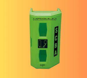 Allegro Hi-Viz Heavy Duty Single SCBA Wall Case