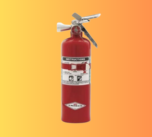 Amerex B386T Halotron 1 Aluminum Valve Fire Extinguisher