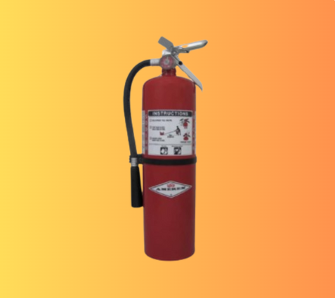 Amerex B447 Regular Dry Chemical Brass Valve Fire Extinguisher