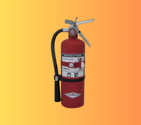 Amerex B479T Purple K Dry Chemical Aluminum Valve Fire Extinguisher