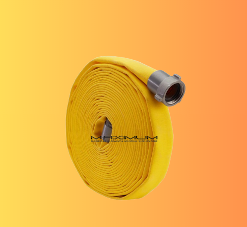 Fire Hose 1.5 x 100 Single Jacket Yellow