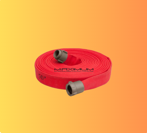 Fire Hose 2.5 x 50 Single Jacket Red