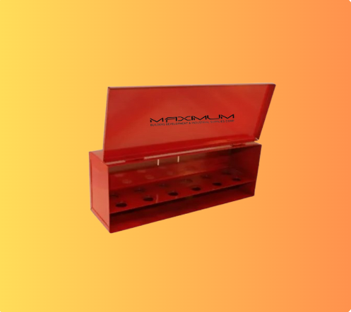 Fire Sprinkler Head Cabinet Red Steel Box