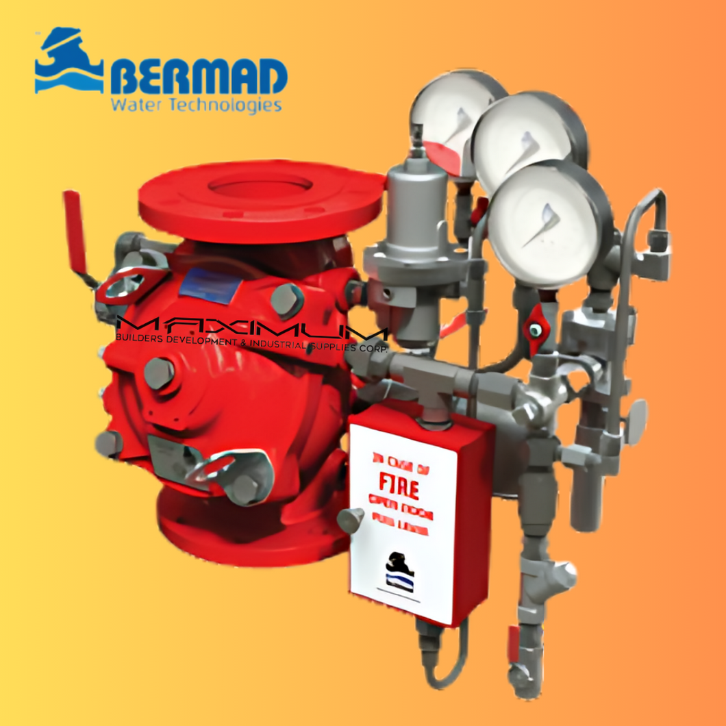 HCP-502: BERMAD Hydraulically Controlled Pressure Deluge Valve with Local Reset - FP-400Y 1MC