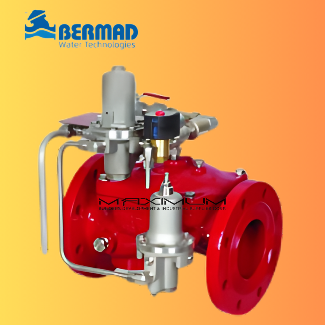 EPB-501: BERMAD Electric Pneumatic Pressure Control On-Off Deluge Valve - FP-400E-6DC