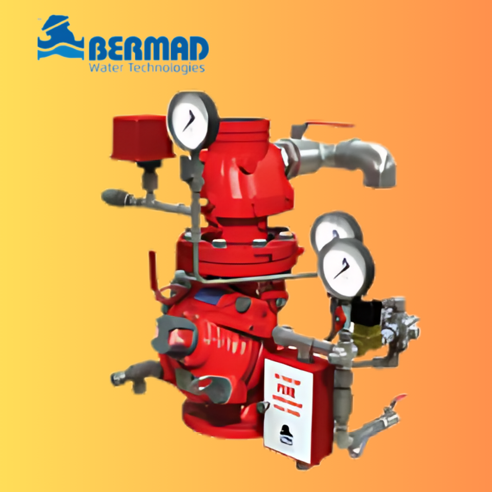 BER: BERMAD Double Interlock Pre-Action Valve Electric-Pneumatic Release System FP-400Y-7DM